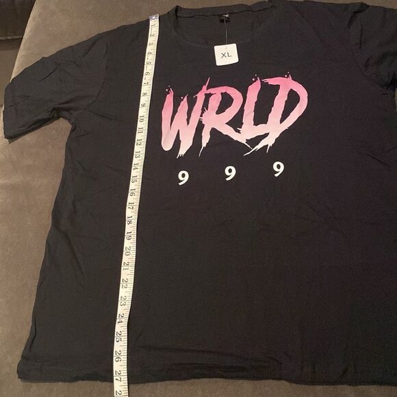 Men’s Black Juice Wrld Short Sleeve T-Shirt Size XL NEW - Picture 4 of 6
